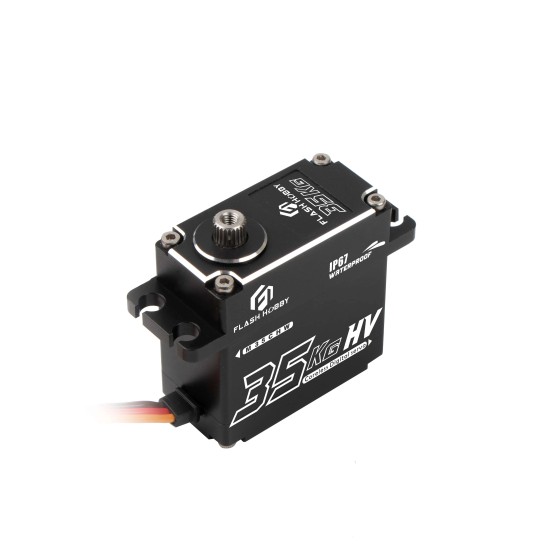 Hot Sales Flash Hobby M35CHW Waterproof 35kg Large Torque RC Servo Digital Coreless Motor Servo for RC Car Crawler